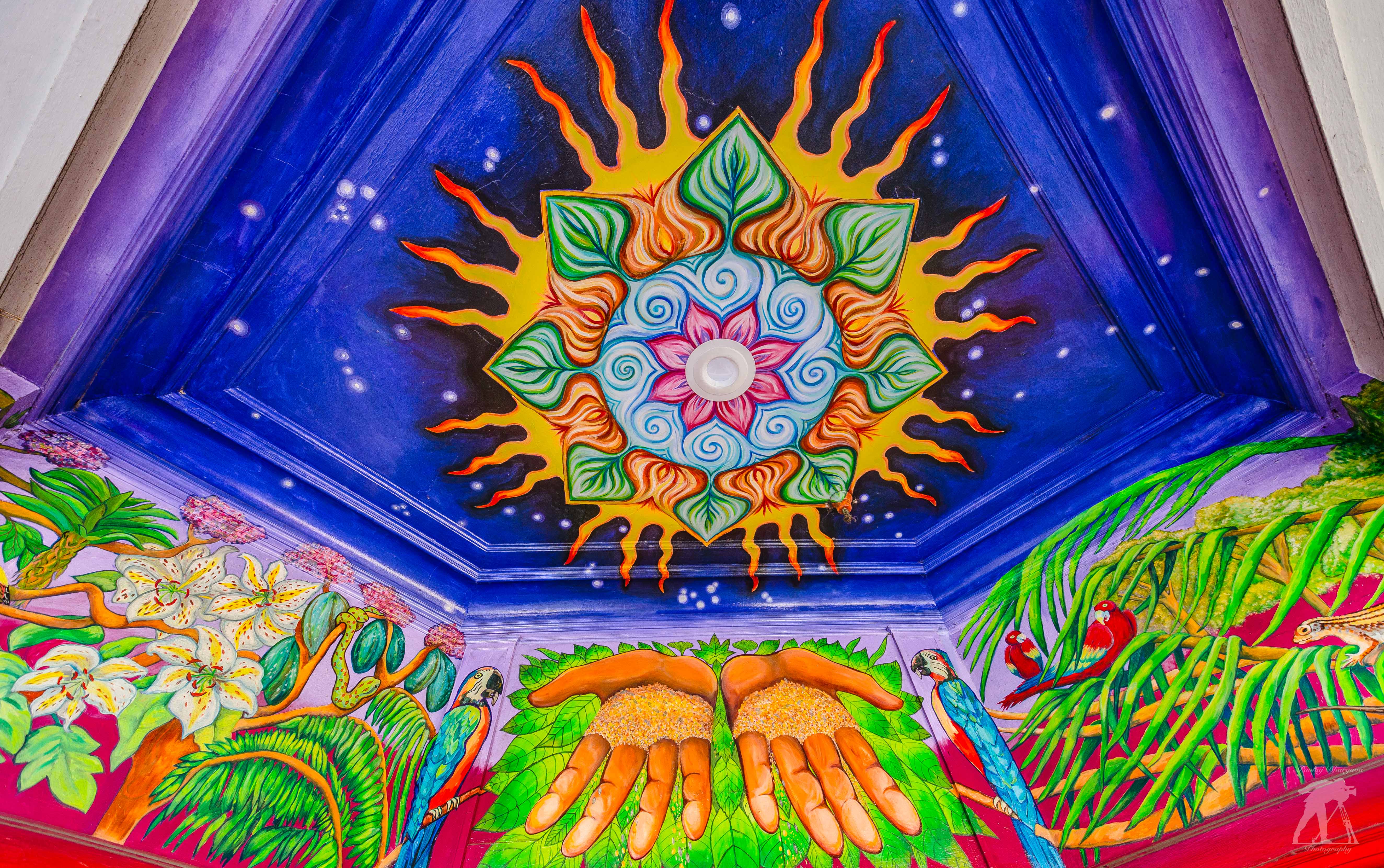 Interior murals at The Women's Building